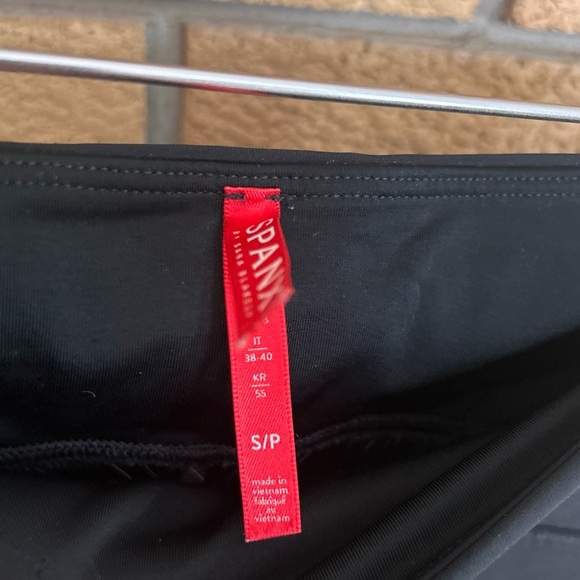 SPANX Faux Leather Leggings Black Women’s Size Small 2437 - Picture 5 of 9